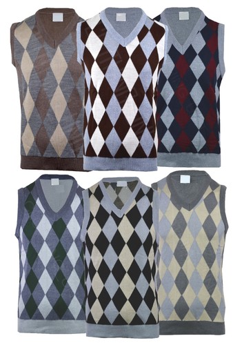 Herren argyle ausschnitt - herren, v-ausschnitt