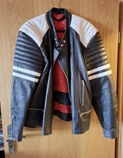 Motorrad Jacke Echtleder