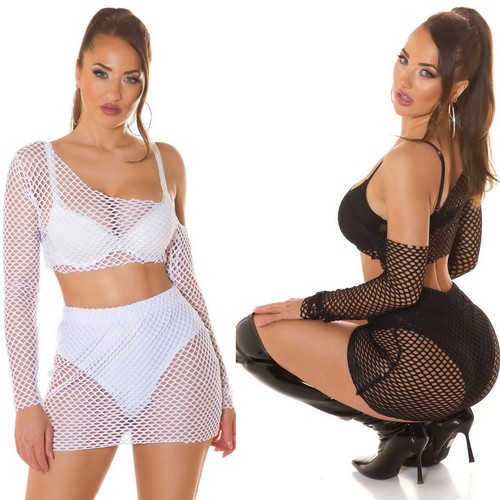 Damen netz - netz, set