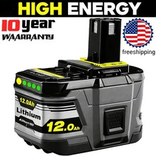 12.0Ah 12Ah For RYOBI P108 18V