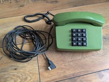 Grünes Vintage Telefon