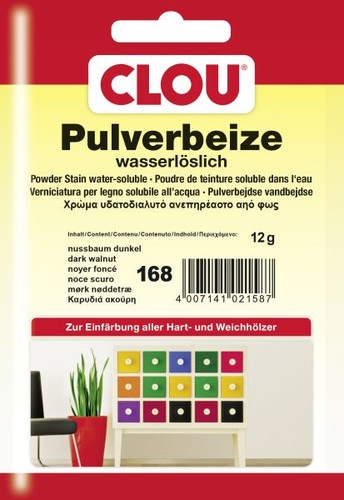 Clou pulverbeize nussbaum - clou,