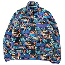 Patagonia Synchilla Snap-T Fleece M 50th Anniversary Patterned Pullover F/S