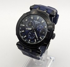 Tissot T-Race Herren Armbanduhr Chronograph Blau/Schwarz mit OVP