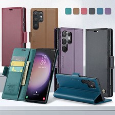 Hülle für Samsung Galaxy Leder Magnet Handy Tasche Schutz Flip Case me Wallet SA