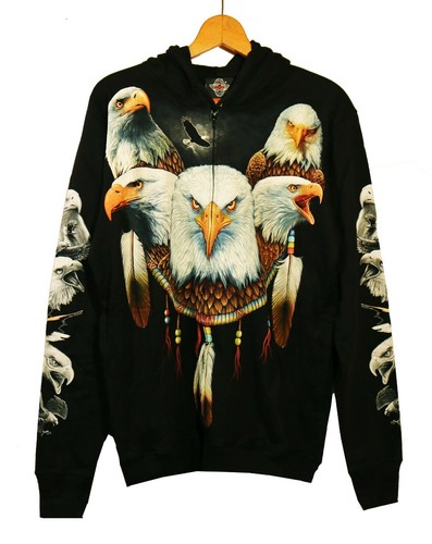 Sweat kapuzen jacke adler - kapuzen,