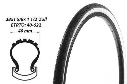 Zoll fahrrad reifen 28x1 - reifen,