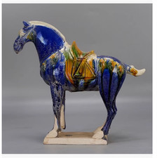 9" Chinese Tang Tri-Color