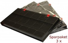 3er SET Aktiv-Kohlefilter für