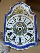 Emailziffernblatt Wanduhr Schwarzwalduhr Schilderuhr Regulator 16x23cm