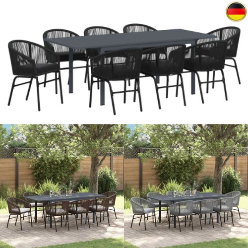 9tlg garten essgruppe poly - garten,