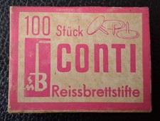 Alte DDR Reißbrettstifte Conti Döbeln Leipzig Reißzwecken Ostalgie Vintage Retro
