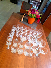 Rosenthal Schneeblume, Michael Böhm, 32 Stück, Gläser, Glas, Toperhaltung,