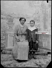 Glasplatte Foto Alt Negativ