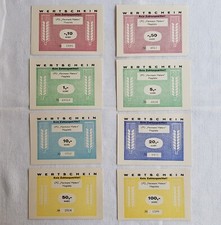 8x Wertschein LPG Geld "