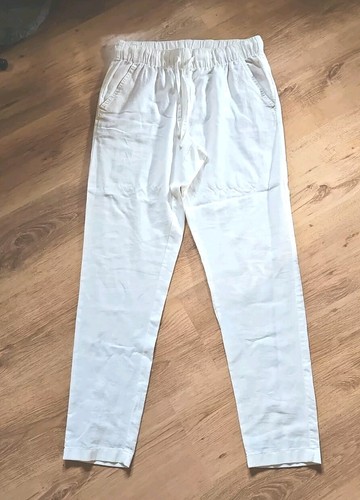 Leinenhose damen weiß - ,