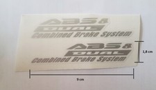 Aufkleber ABS & DUAL CBS für