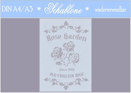 Schablone-Vintage-Shabby-A4-A3