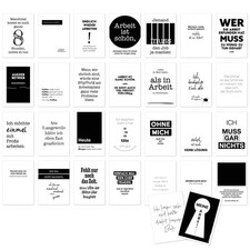 30 Sprüchekarten Arbeit Büro