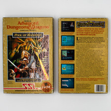 Pool of Radiance SSI 1988 Commodore 64/128, C64, 5,25" Disks Small Big Box AD&D