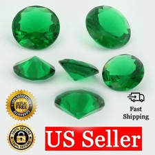 Loose Round Cut Emerald CZ