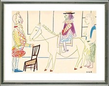 Pablo Picasso (1881-1973), Maler und Modell. 31.1.54 VII