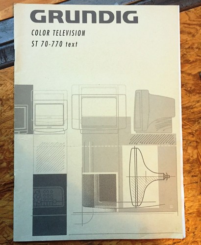 Grundig color television - grundig, st