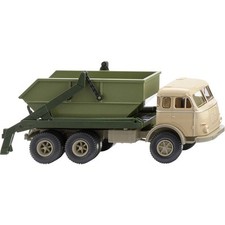 Wiking 067908 H0 LKW Modell Henschel Absetzkipper, beige
