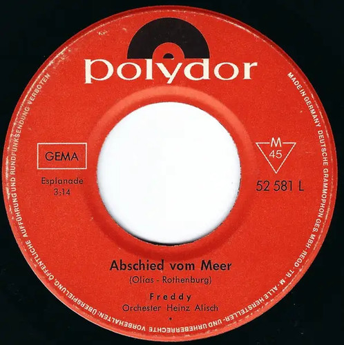 Freddy quinn abschied - vom, meer