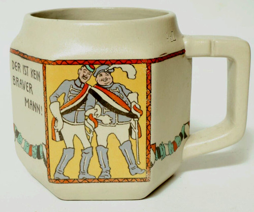 Alter mettlach krug - v+b,