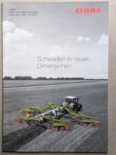 Claas LINER Zweikreisel und Vierkreisel Schwader Prospekt Traktor Schlepper 
