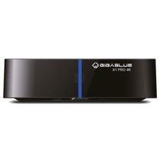 GigaBlue X1 Plus 4K UHD Dual-WiFi Bluetooth Android 10 DVB-S2X Sat IP-Receiver