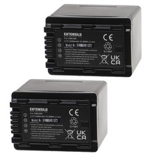 2x Akku für Panasonic HC-V500M HC-V500 HC-V100M HC-V100 HC-V10 3400mAh 3,7V