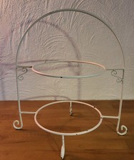 Telleretagere Vintage weiß Etagere für Teller Körbe  Ø: 23 - 31 cm