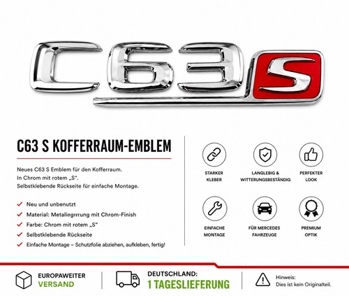 Mercedes c63 emblem logo - s,