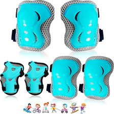 6‑tlg Kinder Schutzset – Knie-, Ellenbogen- & Handgelenk‑Protektoren  3–12 Jahre