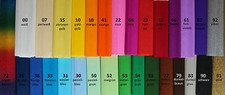 Krepp Papier Rolle nicht geknickt !!!30 Farben auch wasserfest gold regenbogen 