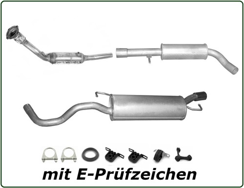 Auspuffanlage mit kat audi - mit,