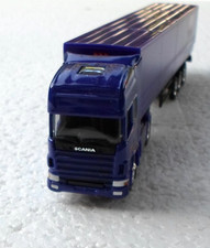 Schuco H0 Lkw Scania Koffersattelzug ABX LOGISTICS blau Automodell M 1:87 Bahn