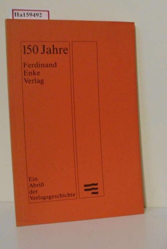 150 jahre ferdinand enke - 150,