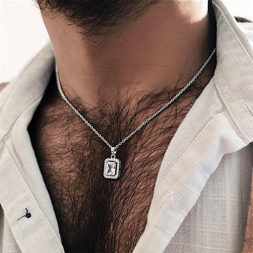 Herren diamant brilliant kette - diamant,