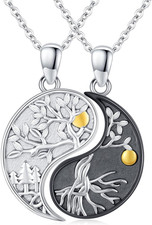 Yin Yang Halskette 925