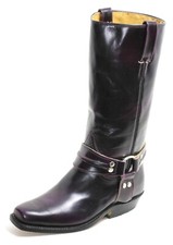 802 Bikerstiefel Motorradstiefel Biker Boots Chopper Cruiser Leder Buffalo 37