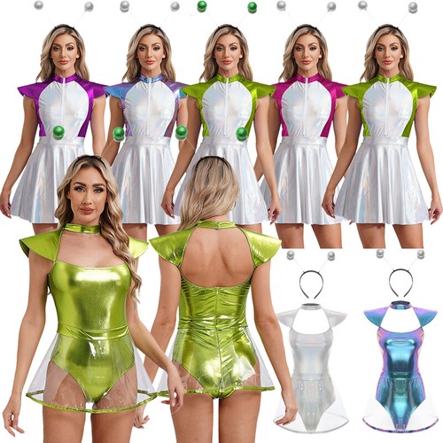 Damen alien kostüm - de,