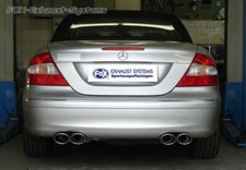 Duplex Komplettanlage Mercedes CLK W209/C209 Coupe/Cabrio ab02 je 2x115x85