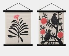 Ikea Palhult Wandhängebild,Roll Bild, 2er Set, Vögel in Baum/ Blume,sold out