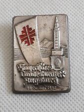 -/Antiker Pin Anstecknadel Bayerisches Landesturnfest Augsburg, 1952 (j)