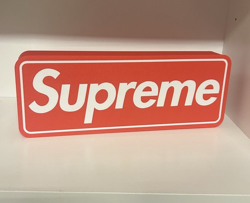 Supreme logo lightbox - supreme,