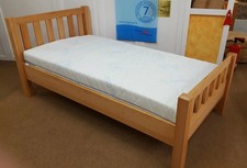 Massivholzbett 100x200 cm