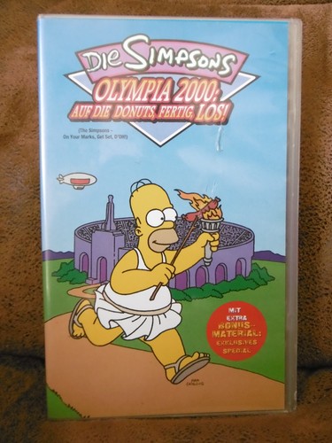 Vhs die simpsons olympia - vhs,